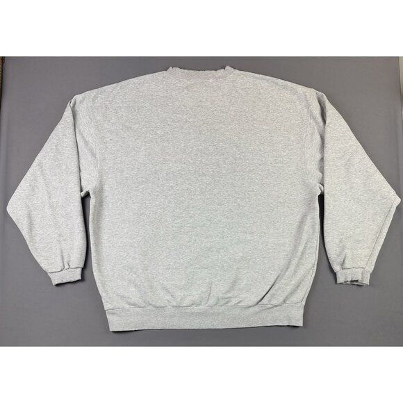 Vintage 90s Nike Middle Swoosh Florida State University Gray Crewneck Sweater XL - Picture 2 of 16